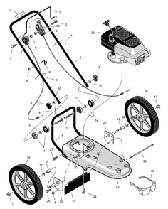 Part Location Diagram of MU712267 Briggs and Stratton Tie, Cable